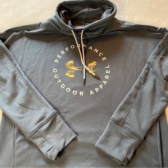 Under Armour Performance Outdoor Apparel Sweatshirt Gray Size Large - Picture 8 of 15